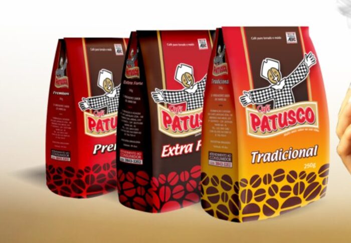 Embalagens das marcas do grupo