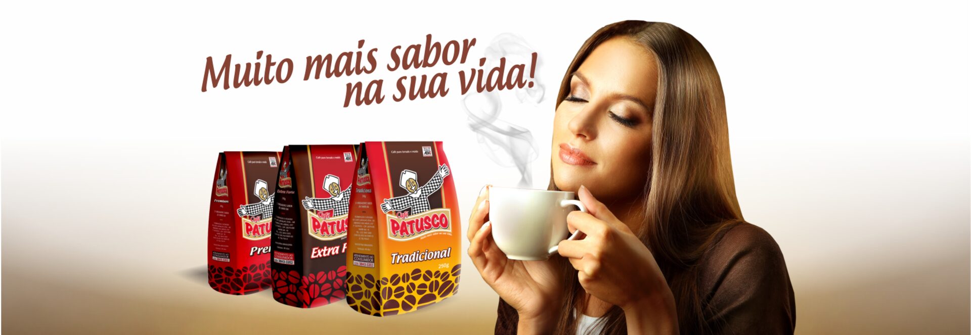 Linha de cafés Patusco